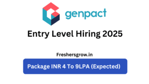 Genpact Recruitment 2025 – Management Trainee – Customs Documentation