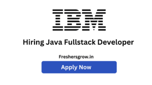 IBM Hiring 2025 Java fullsrack developer