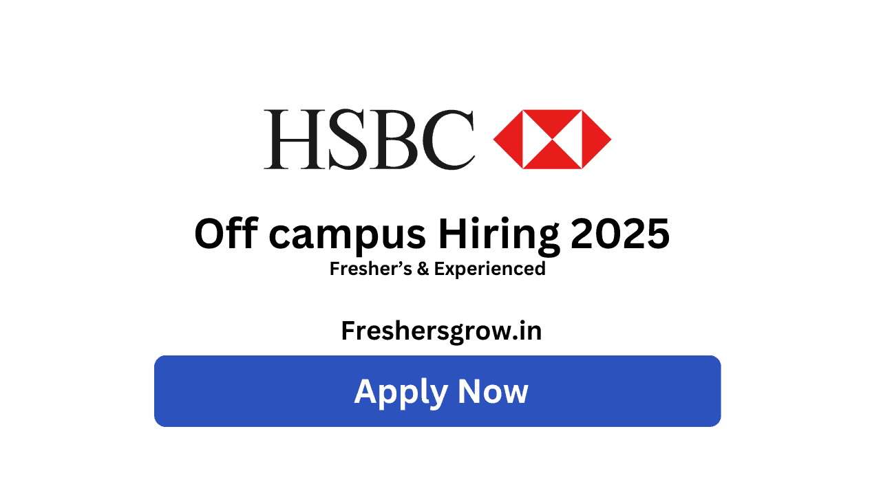 HSBC Hiring fresher's 2025