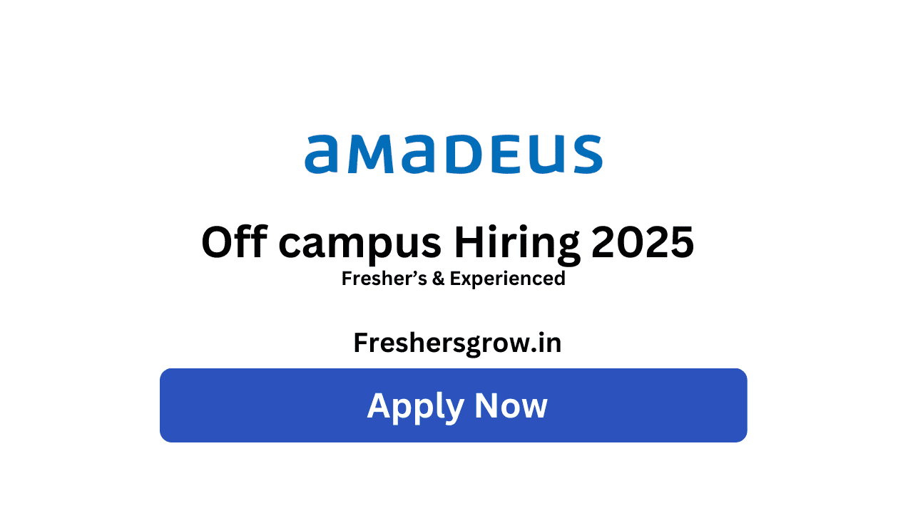 amadeus hiring 2025