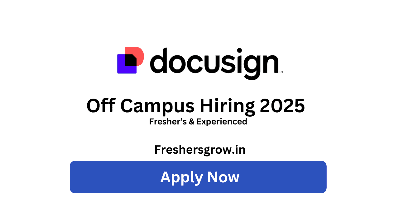 docusign hiring software engineer fresher