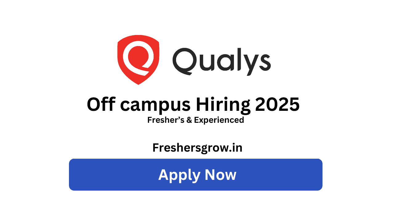 qualys recruitment 2025