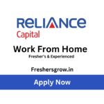 reliance capital work from home internship