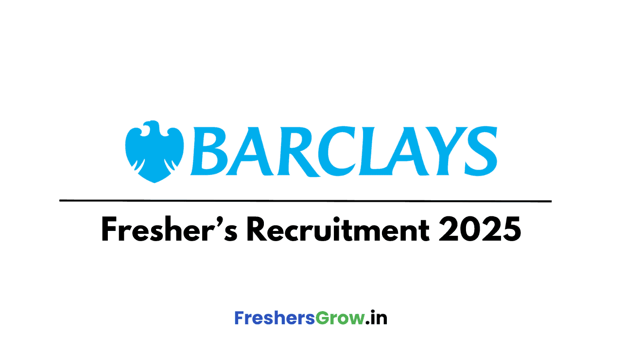 barclays hiring freshers